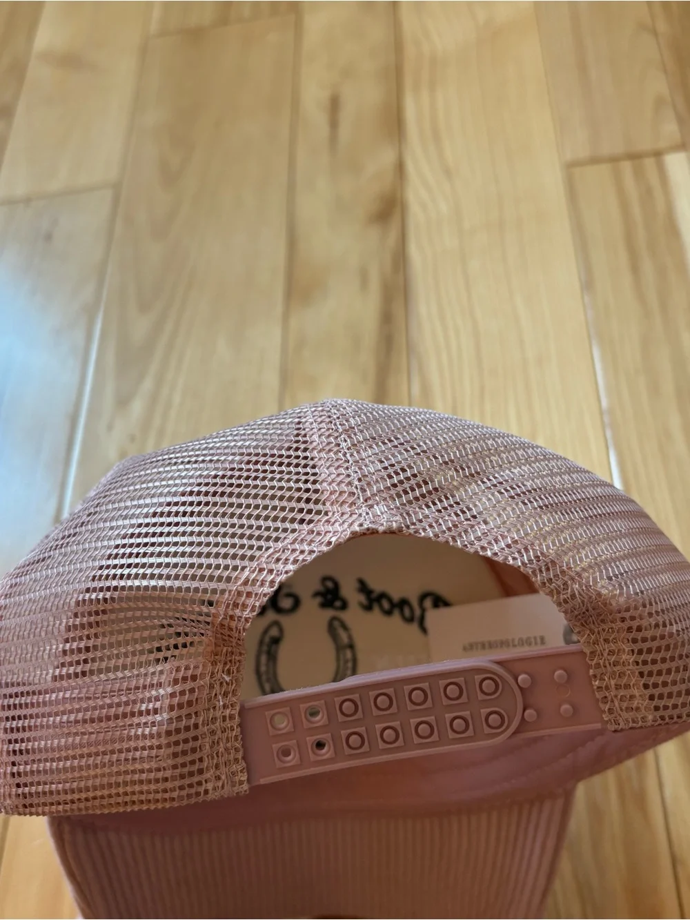 NEW Anthropologie Boot & Saddle Pink Corduroy Honky Tonk Saloon Trucker Hat